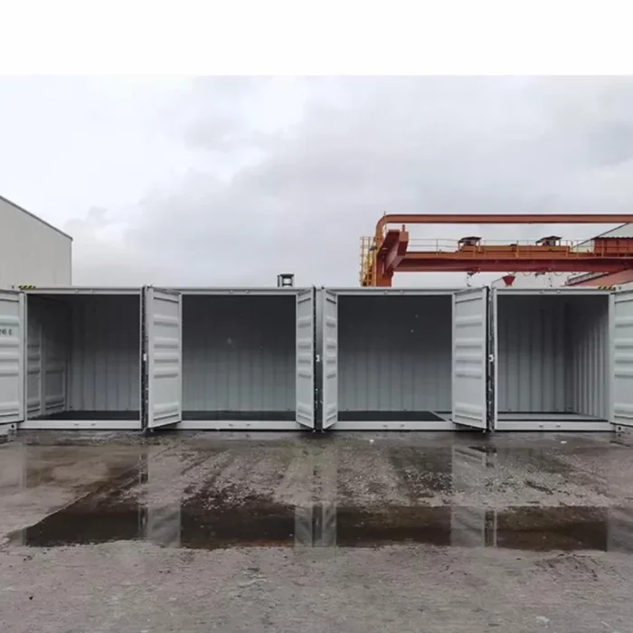 CONTENEDOR DE ACCESO LATERAL COMPLETO DE 40 PIES  BLANCO 2