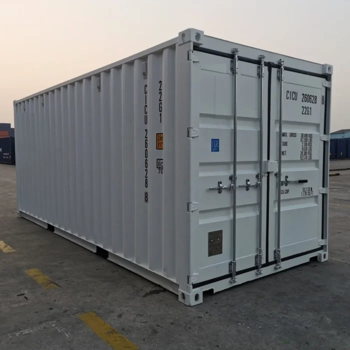 Contenedor marítimo de 20′ DRY 1st trip «Easy Open Door».